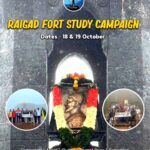 Raigad Fort campaign, October group tour details.