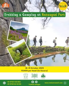 18-19 October 2025 99 per head (Ex Kasara) (@} ati (©) +91 9769 433 003 £ ] www.treksntrawell.com +919702 6434 84 TraWell