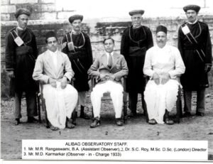 Alibag Observatory staff, 1930s group photo.
