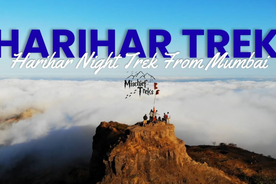 Harihar Fort Trek with scenic mountain views