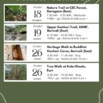 Mumbai Musafir October Calendar October IS SATURDAY October 9 SUNDAY October 20 SUNDAY October 20 SUNDAY Nature Trail at CEC