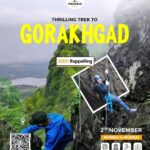 Thrilling Gorakhgad trek with 300ft rappelling adventure.