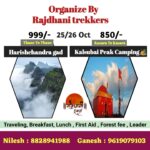 Rajdhani Trekkers: Harishchandra Gad, Kalsubai Peak Camping, October.