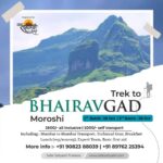 Organized By > . Trek to eR Sarasgad Moroshi PF 1600/- all inclusive | 1000/- self transport Including : ? Mumbai to Mumbai T