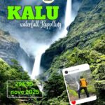 Kalu waterfall rappelling event, November 2025 adventure.