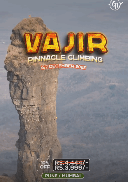 Vajir Pinnacle climbing event, December 2025, Pune Mumbai.