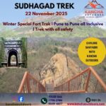 Sudhagad Trek, November 2025, explore with Kancha Outdoors.
