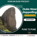 Duke Nose rappelling event in November, Pune area.