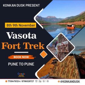 Vasota Fort Trek, November 8-9, Pune event.