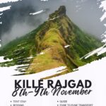 Kille Rajgad trekking event details for November.