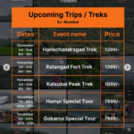 Travel Ghost upcoming treks November 2023.