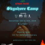 Alphaa Tours Skyshore Camp event in Igatpuri, 2025.