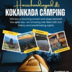 Harishchandragad camping trek, sunset views, December event.