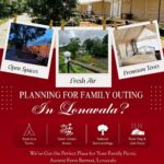 Aamrai Farm Retreat promotion with tents and amenities.