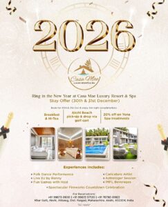 2026 New Year offer at Casa Mae Resort & Spa.