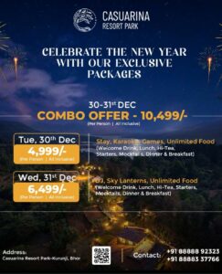 New Year packages at Casuarina Resort Park.