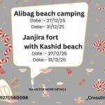 Alibag camping and Janjira fort dates and contact