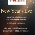 New Year's Eve event at Forever House Resort.