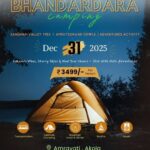 Bhandardara camping event on December 31, 2025.