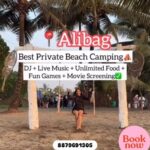 Alibag private beach camping with activities, book now.
