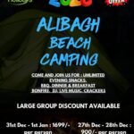 Alibagh Beach Camping special offer, snacks, music, discounts.