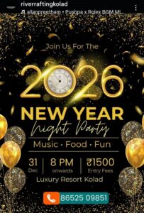 2026 New Year Night Party at Kolad Resort