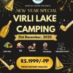 Virli Lake New Year's Eve camping event 2025.