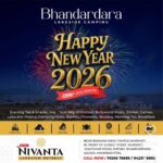 Bhandardara New Year 2026 lakeside camping celebration.