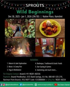 Sprouts Wild Beginnings, Kamshet nature retreat activities.