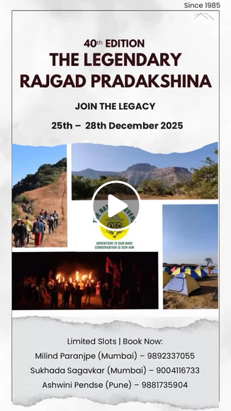 Join Rajgad Pradakshina 2025 adventure event.