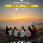 Trekking at Harishchandragad, December 13-14, sunset view.