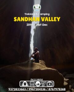 Sandhan Valley trekking event, December 20-21.