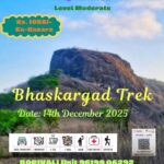 Bhaskargad trek poster, December 14, 2025.