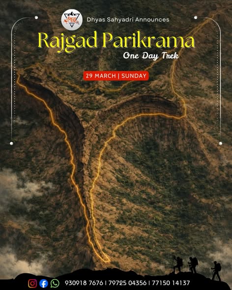 rajgad fort parikrama