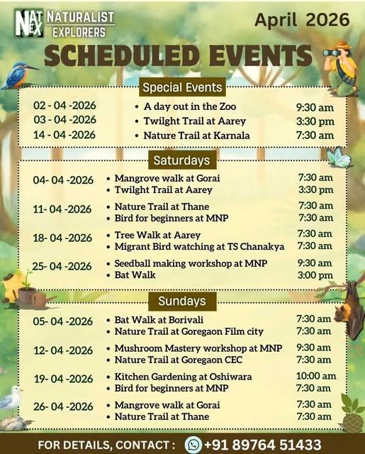 Naturalist Explorers April 2026