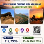 Vasundhara Heritage Tourism rayareshwar kenjalgad trek and camping 23rd 24th may 2026